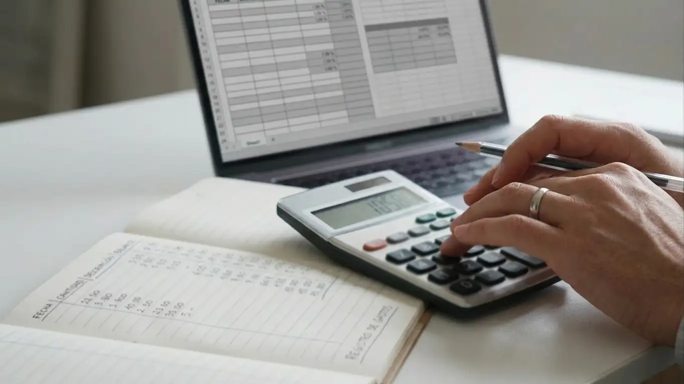 Cálculo aritmético del ahorro anual mediante comparador de cuotas