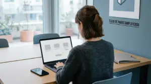 Persona realizando un pago digital con Trustly en una casa de apuestas regulada española