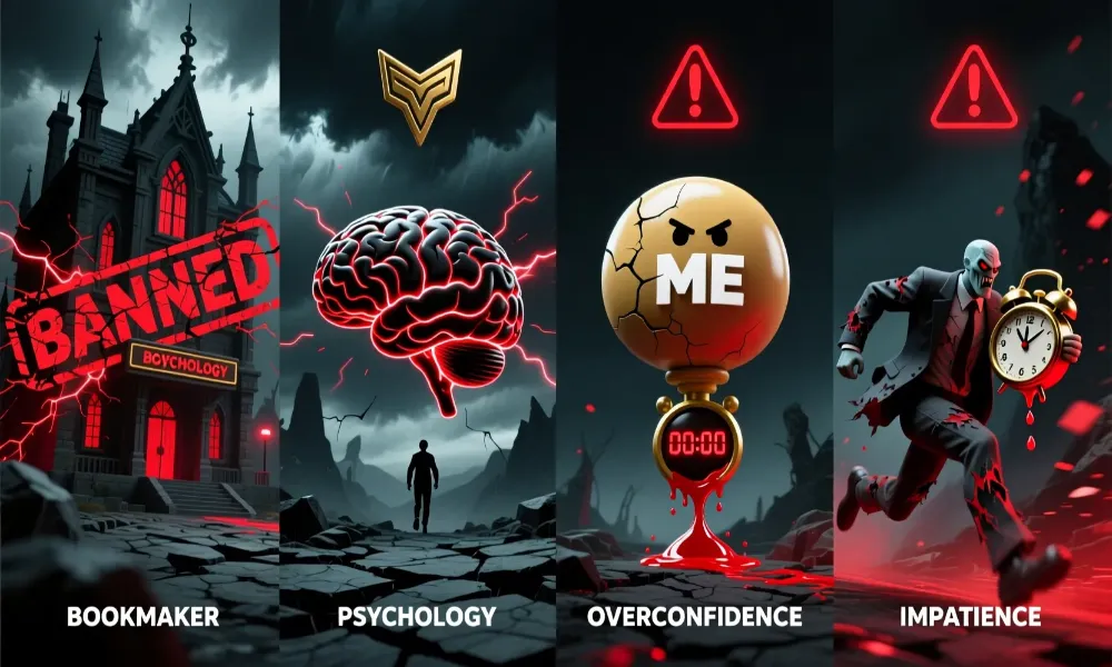 Los cuatro enemigos del value betting: casas de apuestas, psicolog&iacute;a, exceso de confianza e impaciencia
