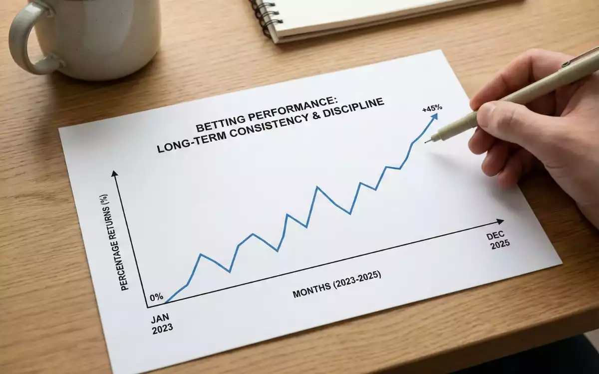 Gr&aacute;fico de l&iacute;neas mostrando evoluci&oacute;n de rendimiento a lo largo del tiempo