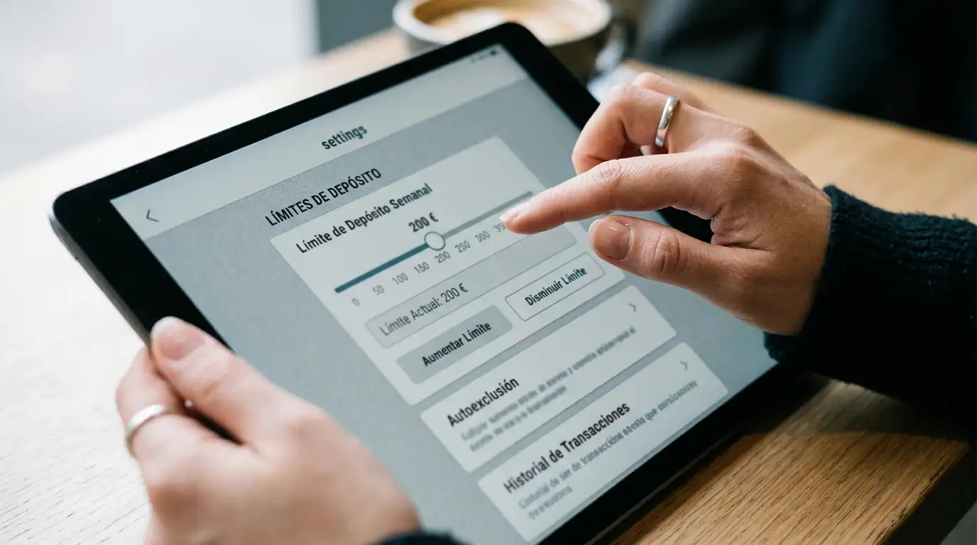 Configuración de límites de depósito en plataforma de apuestas