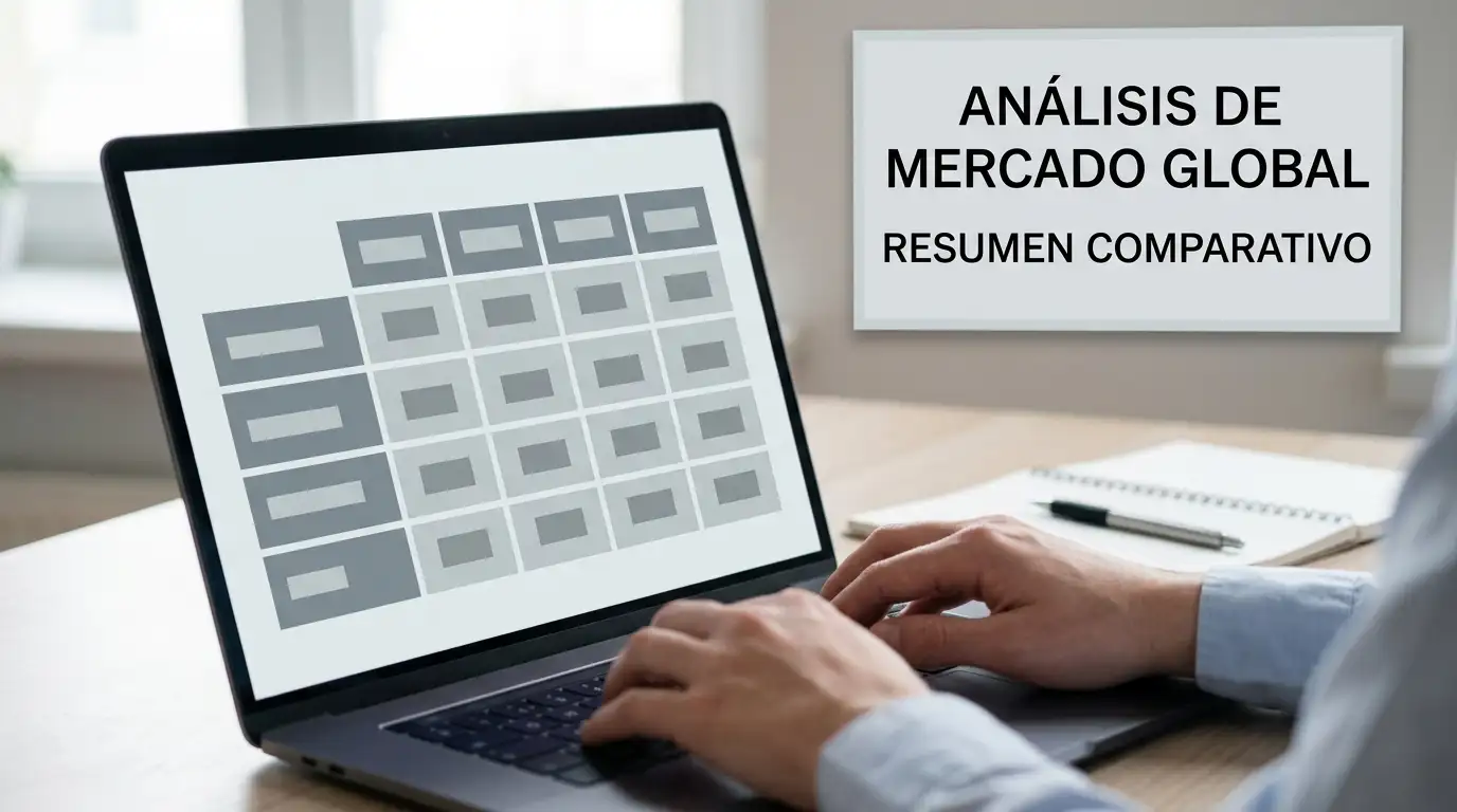 Tabla comparativa abstracta de plataformas de apuestas offshore en pantalla