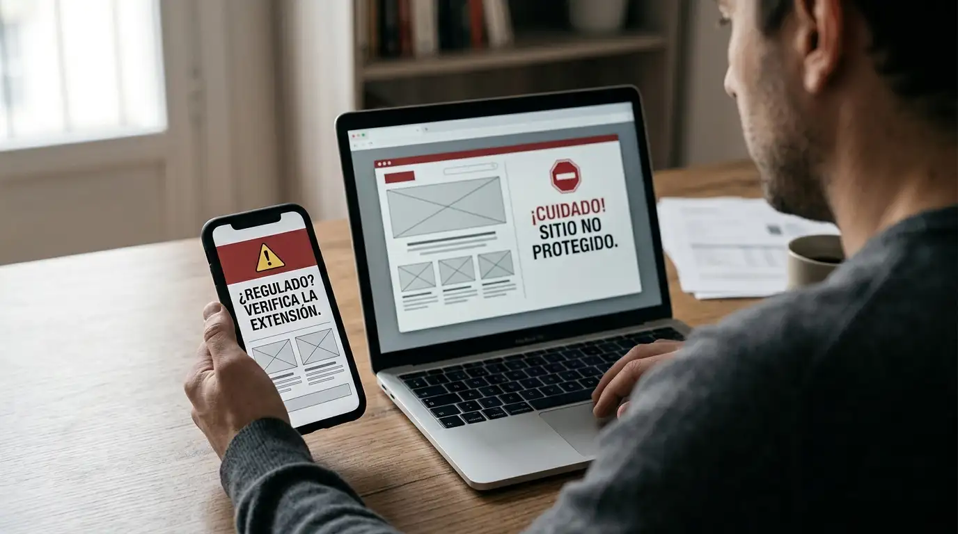 Diferencia entre operadores legales y sitios sin licencia DGOJ