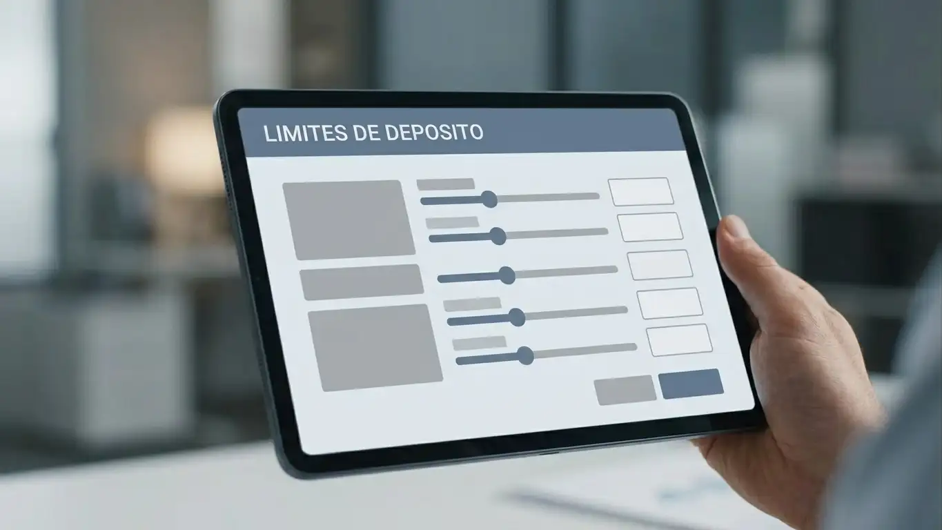 Configuración de límites de depósito en interfaz de operador regulado